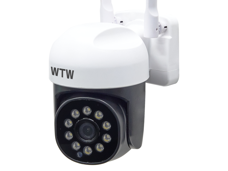 防犯カメラ WIFI PTZ 防犯灯カメラ WTW-IPW2265T【WTW 塚本無線】