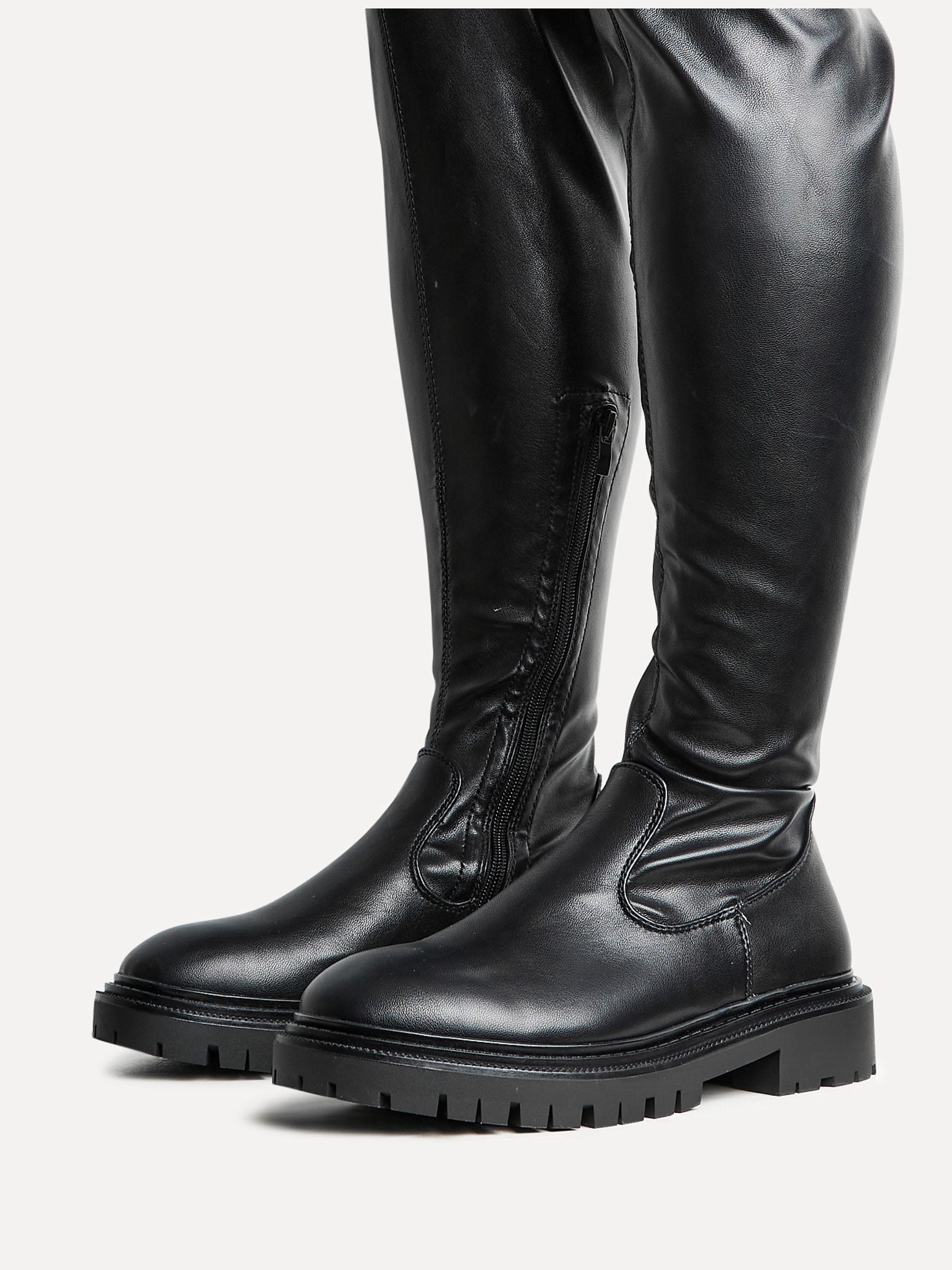 Buy Linzi Black Sonny Over The Knee Long Boots from Next USA