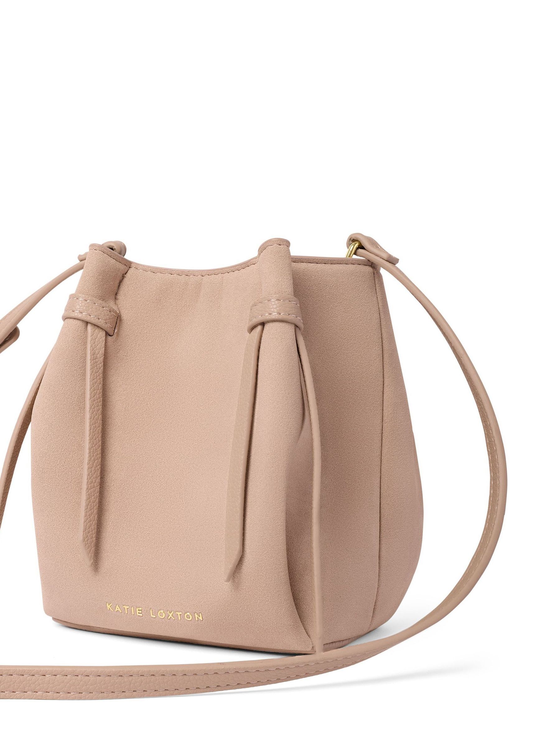 Buy Katie Loxton Natural Celina Mini Suedette Bucket Bag from Next USA