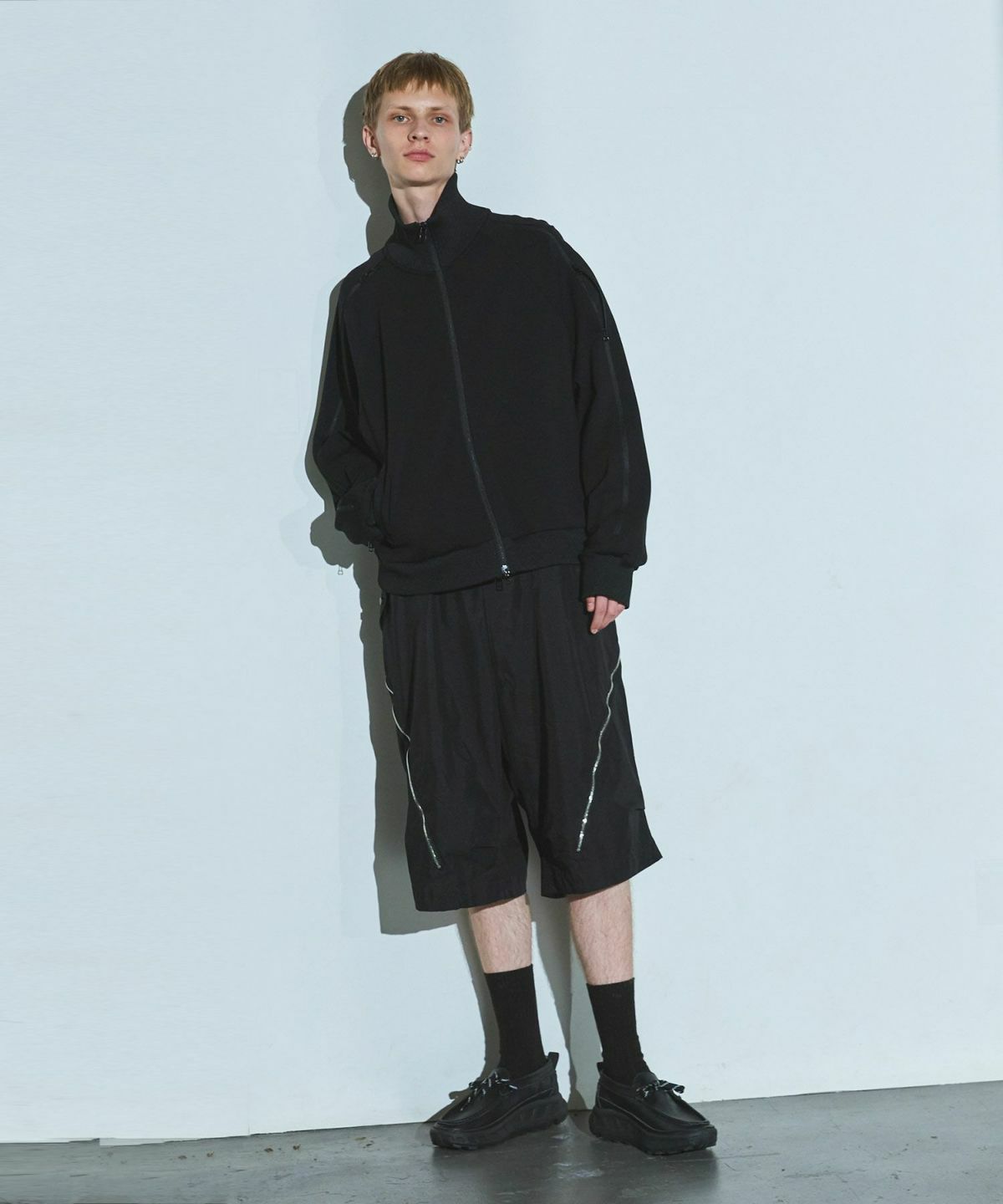 Vibram × OPENING ACT] ボリュームVIBRAMソールリアルレザーモカシン