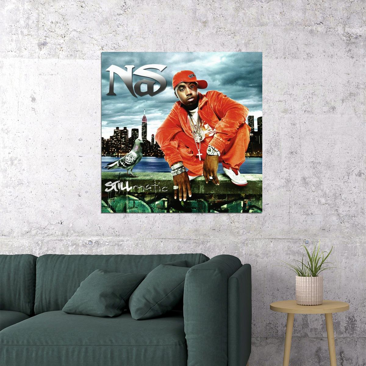 Poster - Nas Stillmatic Album Cover Art Music Poster Rap Hip-hop