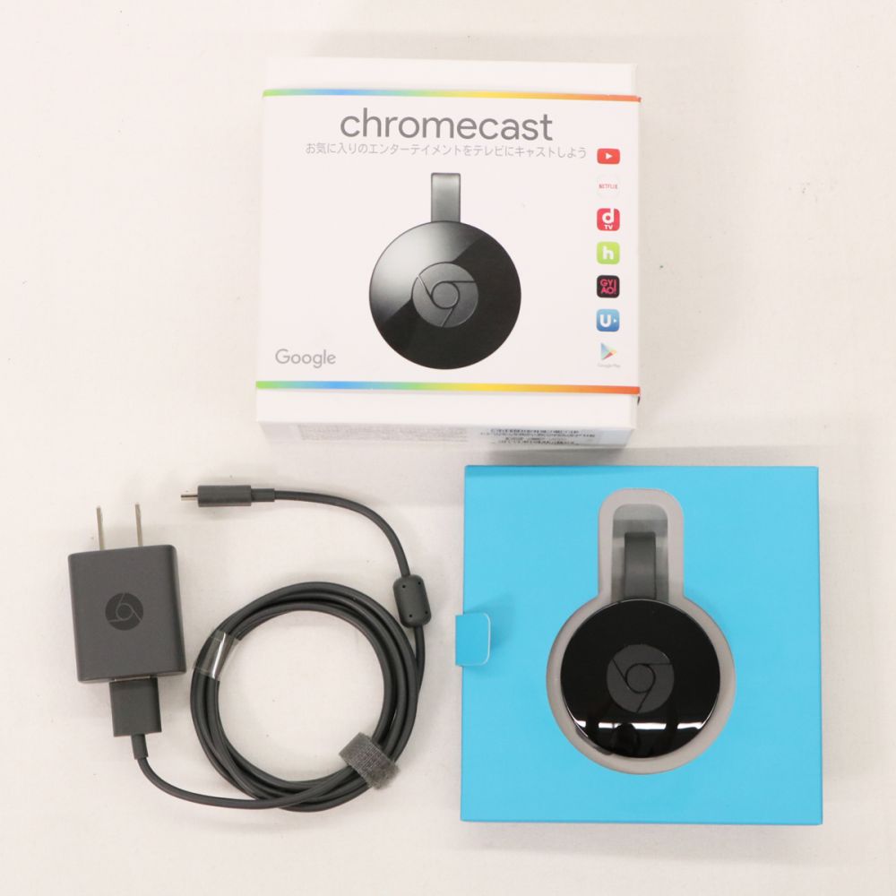 Google グーグル chromecast クロームキャスト black /黒/ブラックの