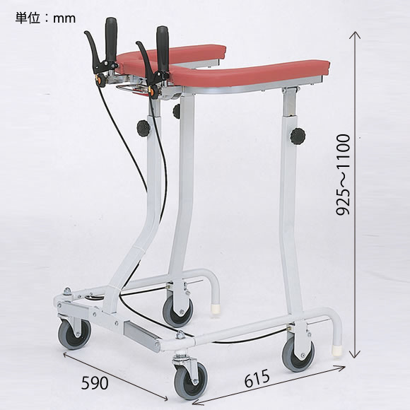 室内専用】折りたたみ式歩行車 連動ブレーキ付き（在宅タイプ