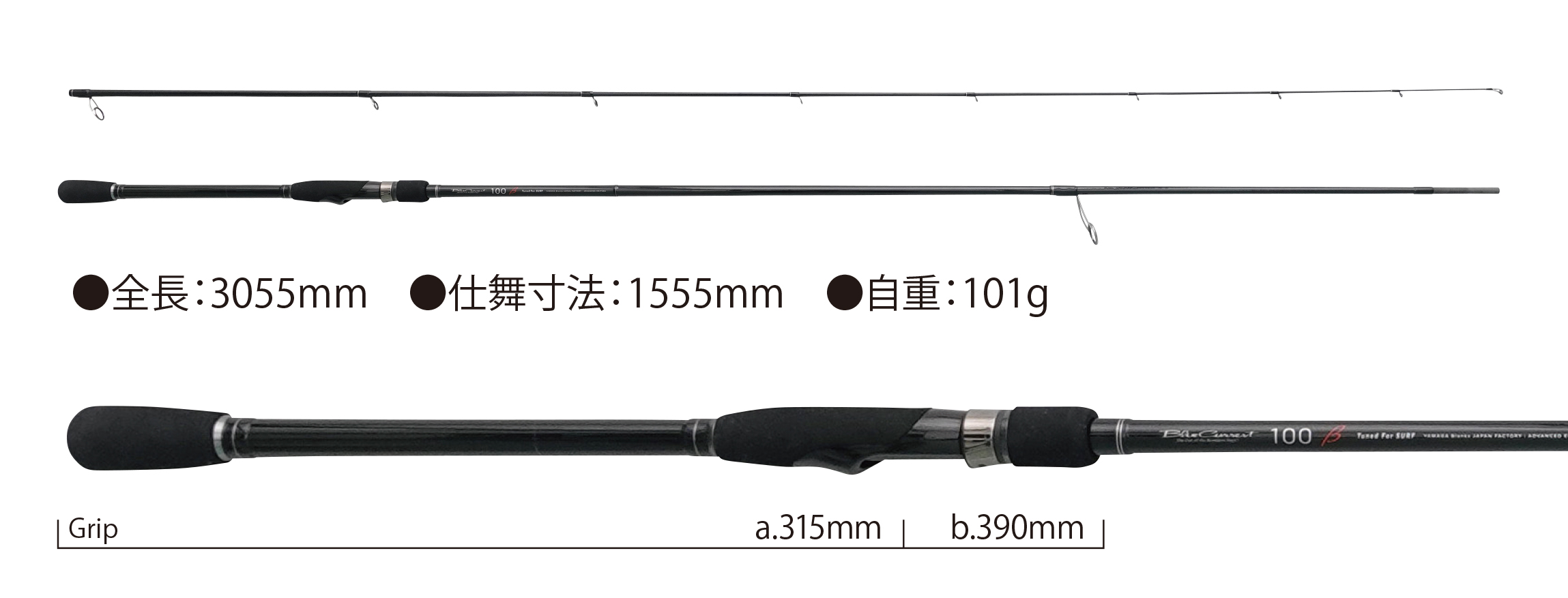 2024年新製品】ライトラインで超遠投！「BlueCurrent 100 BETA Tuned