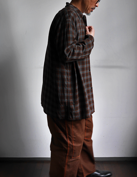 COMOLI レーヨン オープンカラーシャツ | 大阪心斎橋のメンズ洋服の