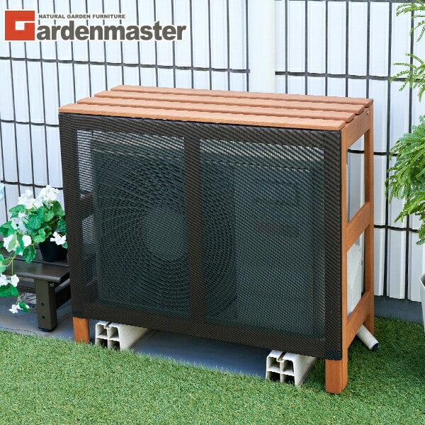 エアコン室外機カバー 天然木製 FWAC-90 山善 | 山善ビズコム オフィス