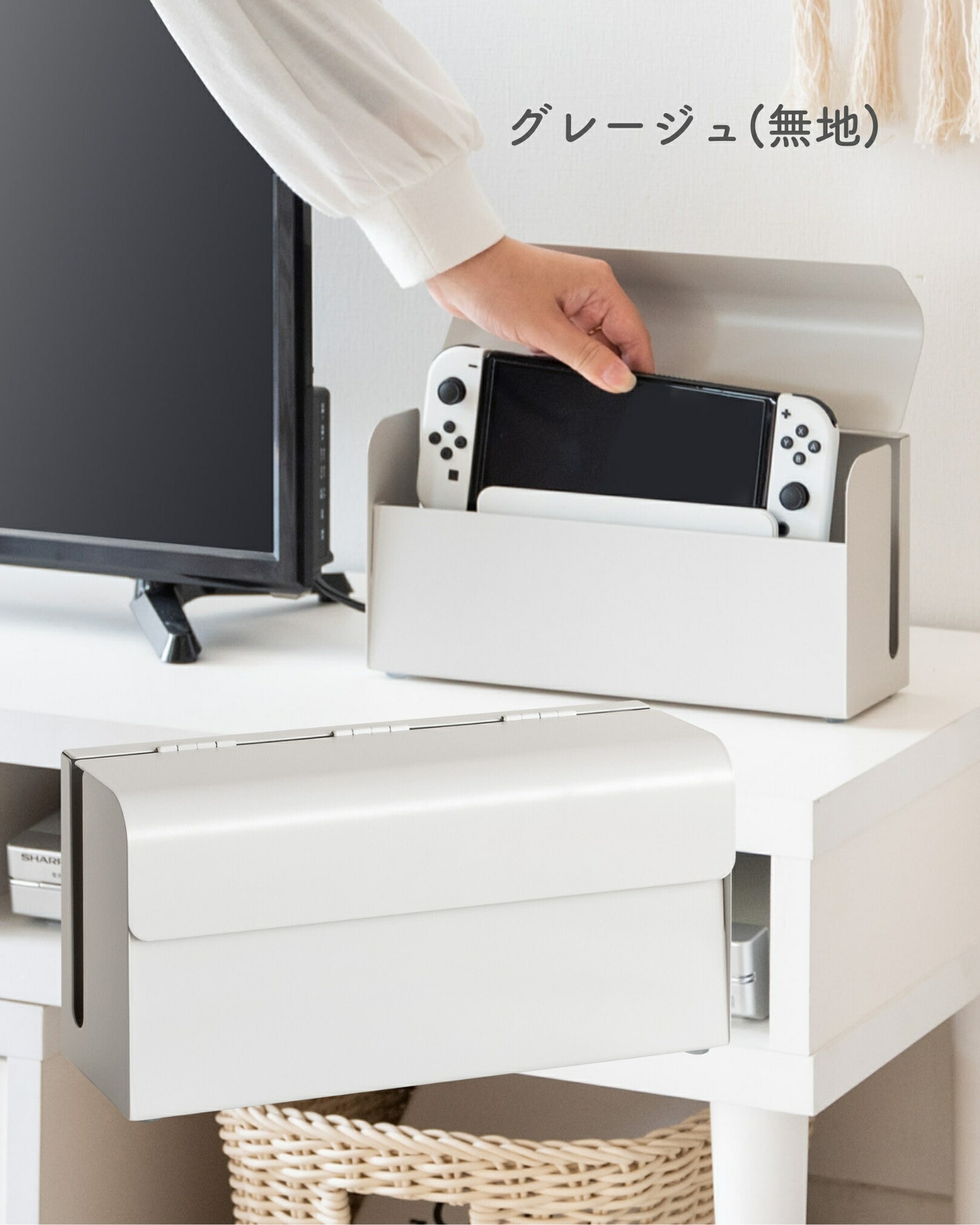 Nintendo Switch用 収納ケース 幅28 奥行9 高さ14cm 宮武製作所 | 山善