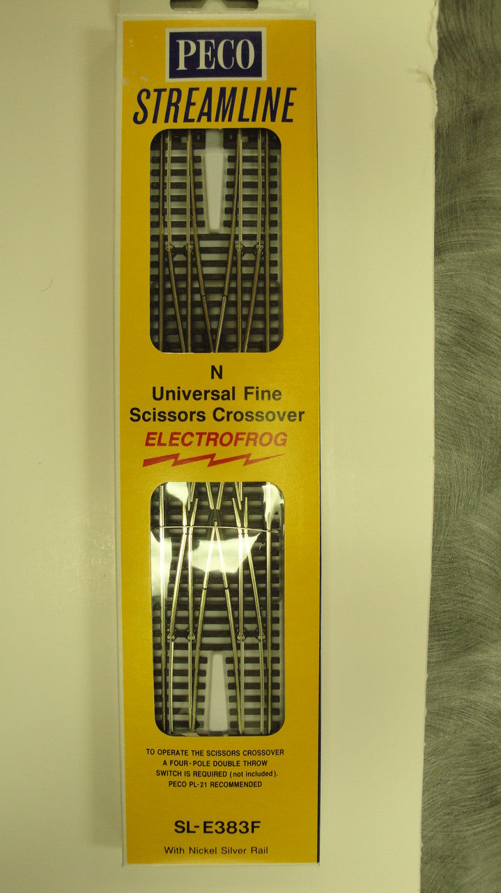 Peco SL-E383F Double Crossover (Scissors-Type) Electrofrog Right