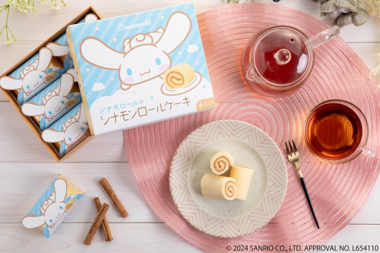 シナモロール×八潮市の草加葵！キュートな「シナモンロールケーキ」新