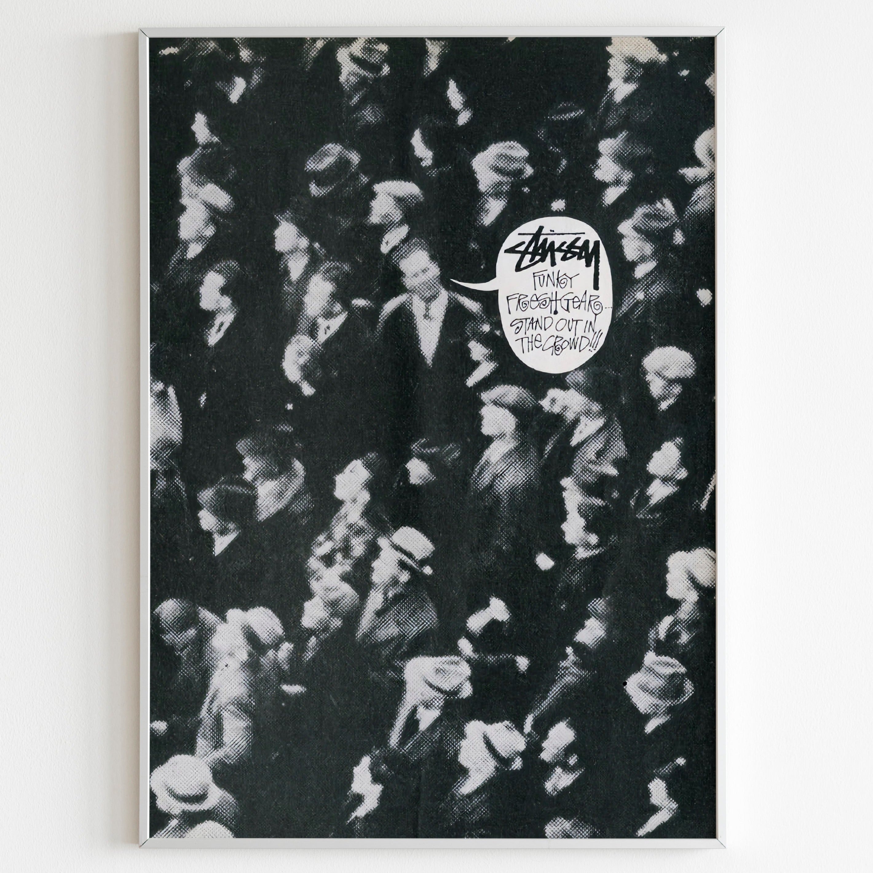 Stussy Streetwear Advertising Poster, Thrasher Style 80s Print