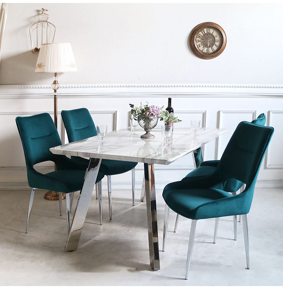 ネオエレガンス ダイニングチェア ダークブルー｜おしゃれ家具通販