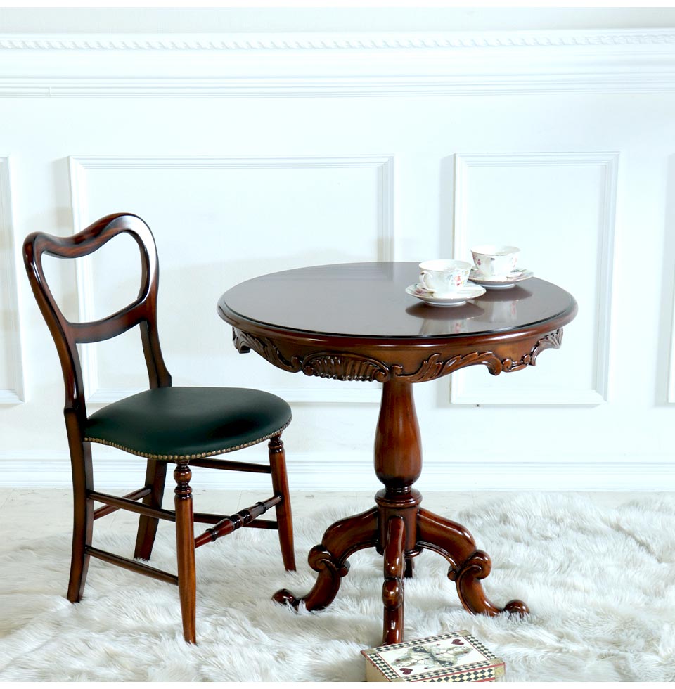 アンティーク調 猫脚ラウンドテーブル Φ70cm｜おしゃれインテリア 家具