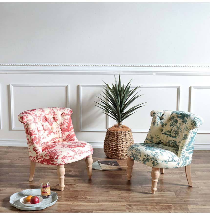 輸入家具 ボヌールチェア ラムズゲイトソファ 一人掛け ブルー(青