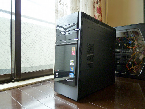 HP Pavilion h8-1080jpレビュー インターフェース詳細と外観＆筐体内部