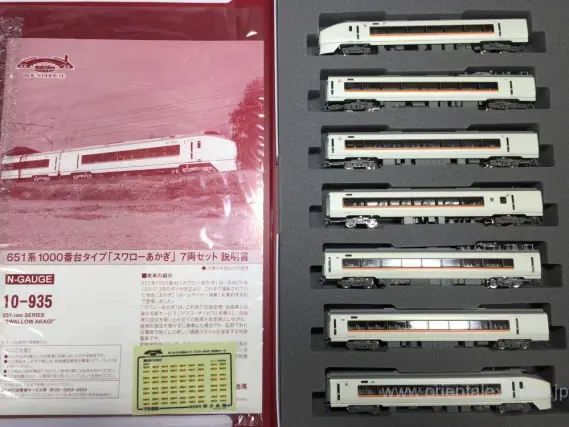 651系1000番台タイプ「スワローあかぎ」を弄る。その1 KATO 10-935