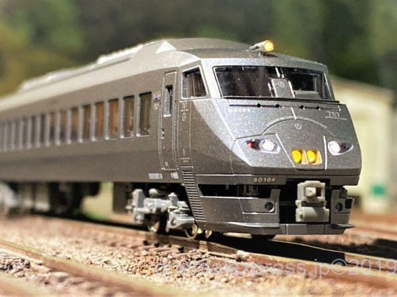 787系「アラウンド・ザ・九州」が入線しました。KATO 10-1541 4両