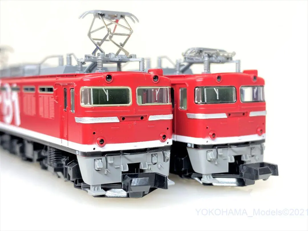 EF81 95号機 レインボー塗装・Hゴムグレー を弄る。その1 北斗星1号