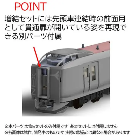 TOMIX E259系特急電車（成田エクスプレス）増結セット（3両） 品番