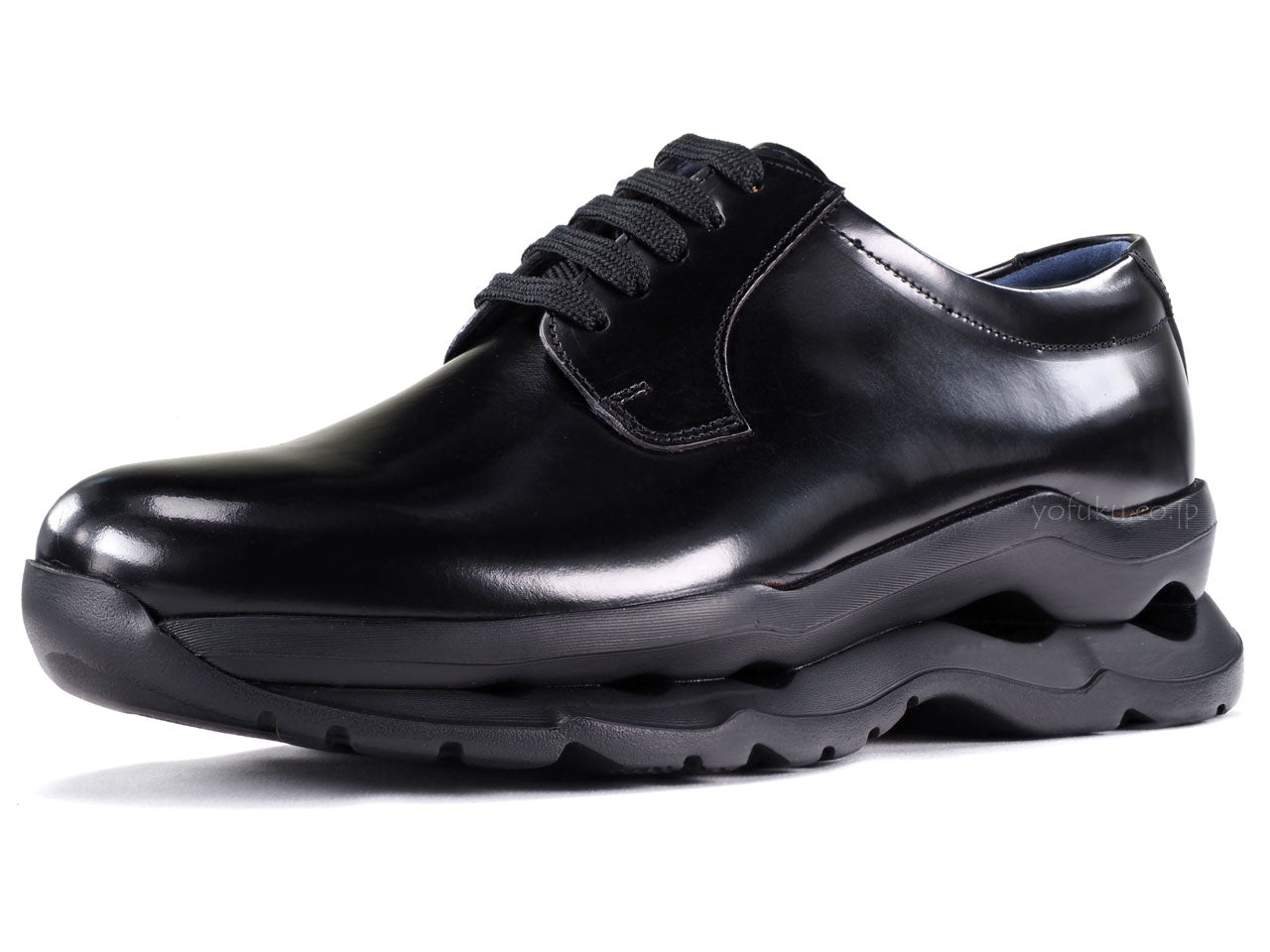 カラハン マレソールシューズ プレーントゥ ブラック CallagHan 17807