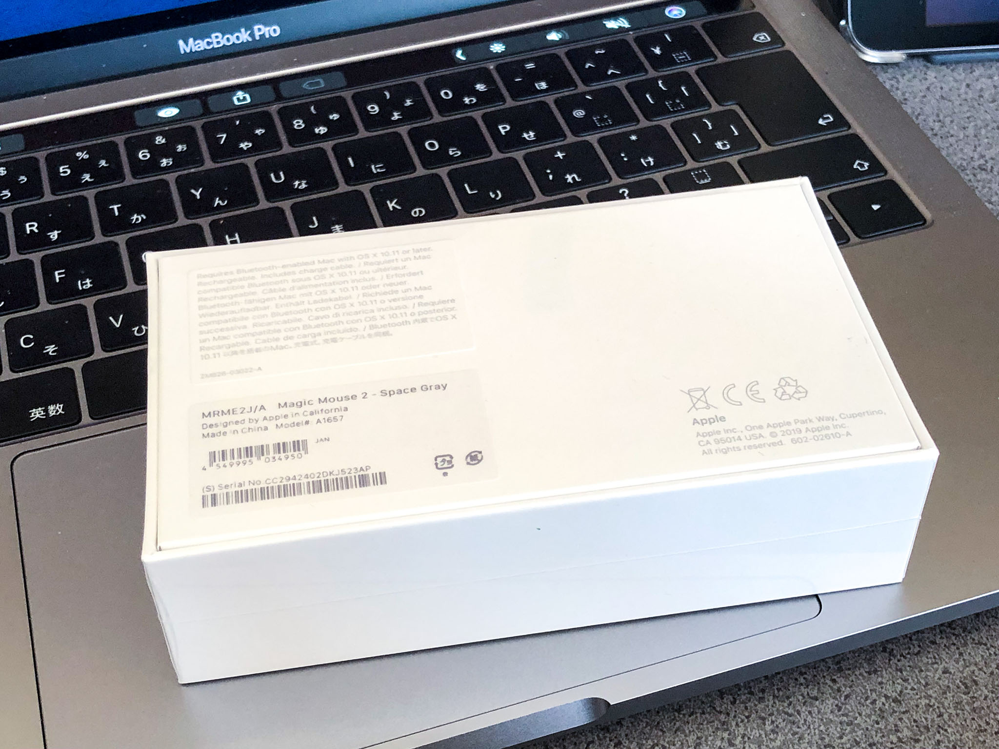 Apple Magic Mouse 2 スペースグレイ - 晴れ時々ジャズ、雨のちカメラ