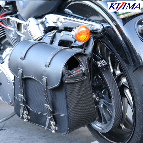 キジマ○サドルバッグガード DHW 06-17yFXDL ブラック レフト [HD