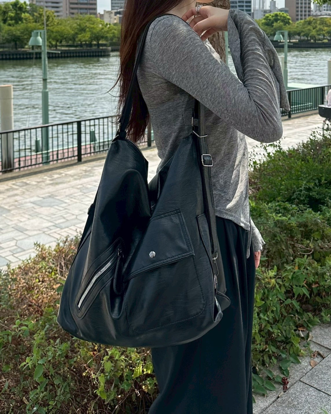 即納】3WAYブラックショルダーバッグ BM0071 – YOLO（ヨロ