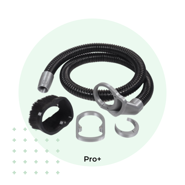 YoraHome SilverBack 2-in-1 CNC Dust Shoe