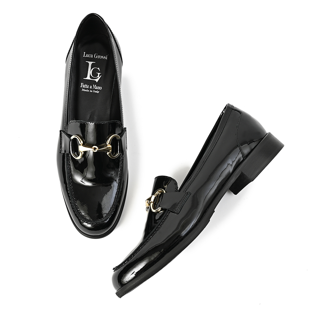 エナメルビットローファー ブラック Traditional Standard | よろずを