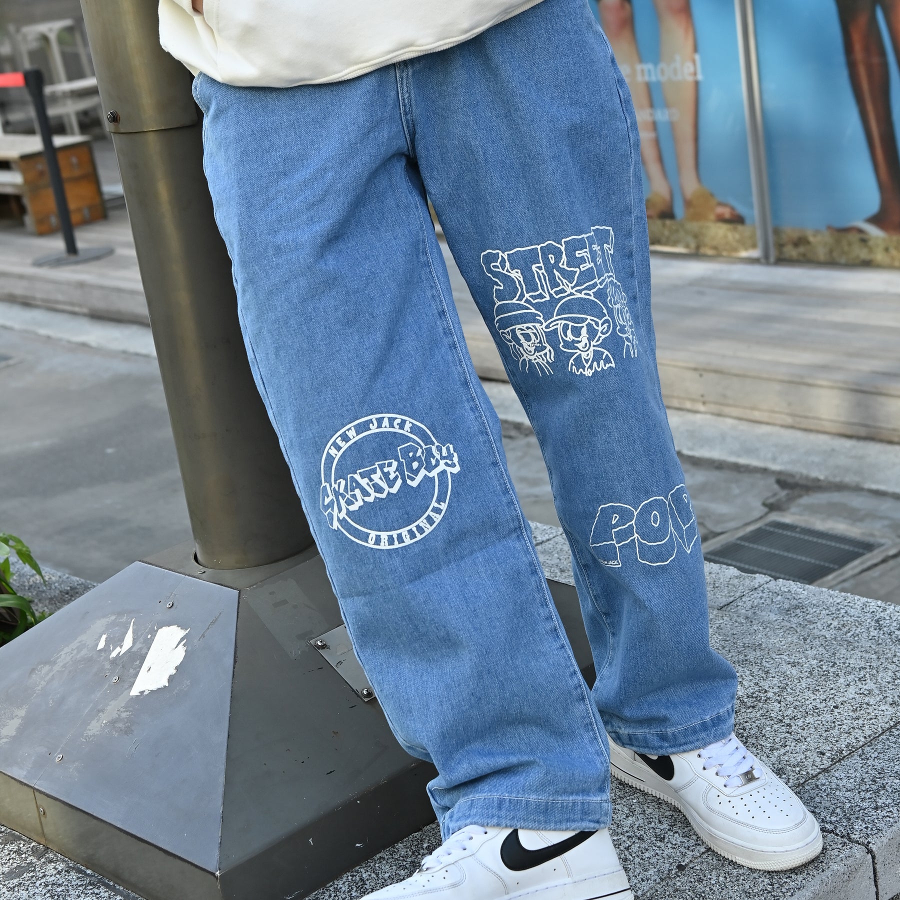 NEW JACK プリントデニムパンツ（NJ233-2511）