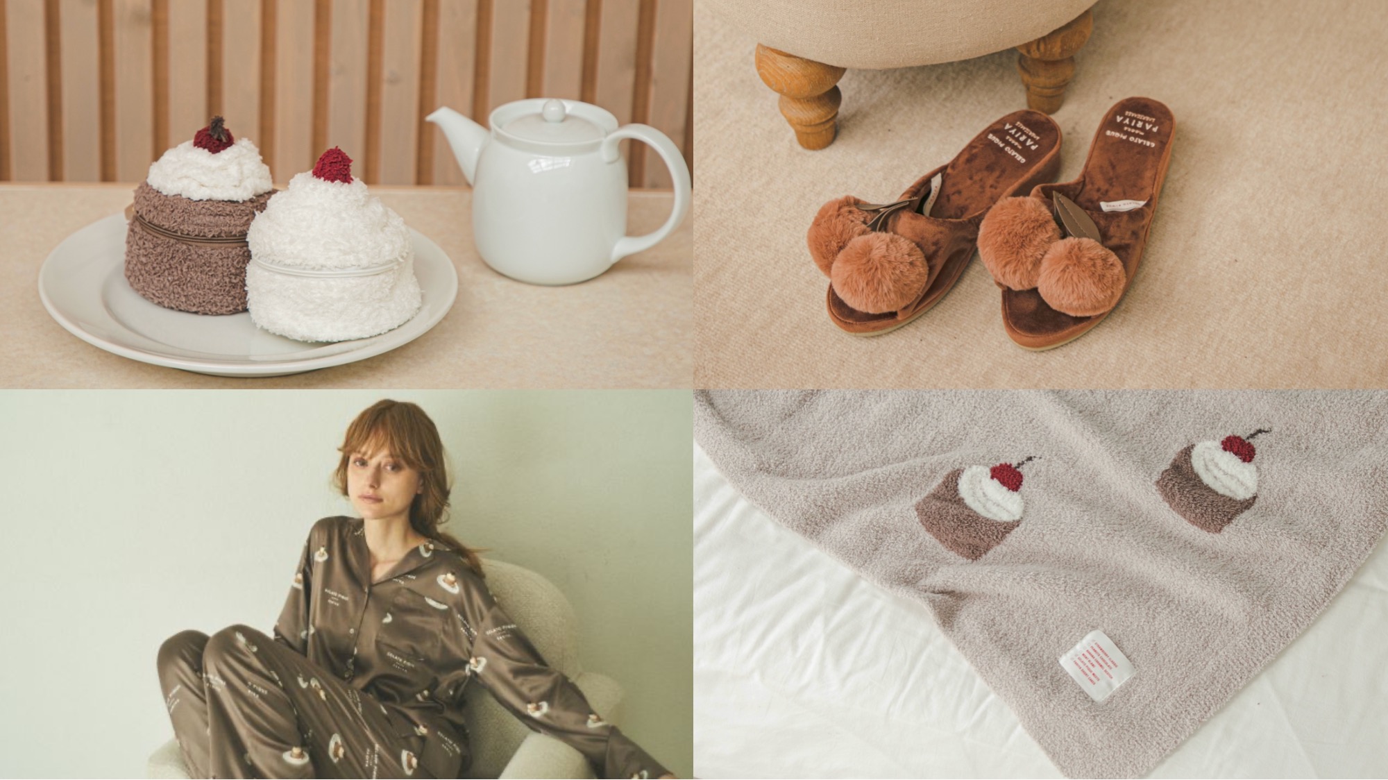 ジェラートピケ×パリヤが2度目のコラボを発表〜！ ショートケーキが2