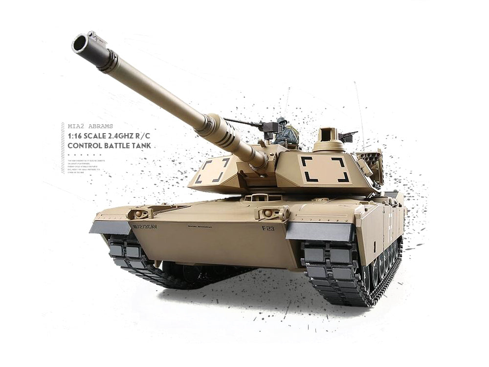 HENGLONG 1:16 3918 アメリカM1A2 エイブラムス 2.4Gラジコン戦車技適