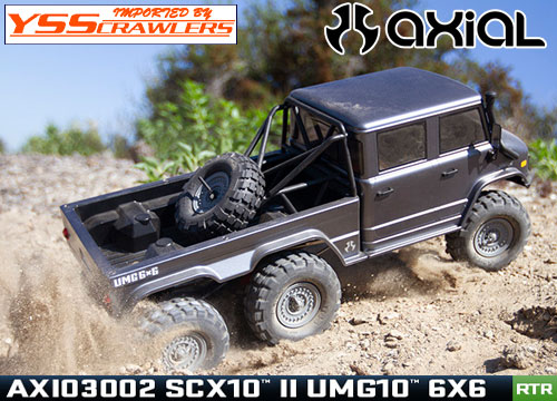 Axial SCX10-II UMG10 6輪駆動 1/10 スケール トラック RTR！[AXI03002