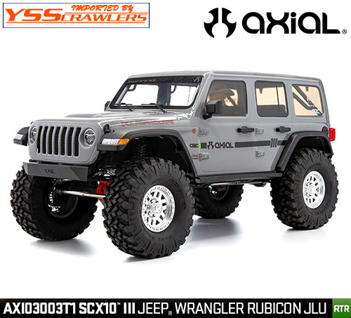 Axial SCX10 III ジープ JL アンリミテッド ルビコンRTR！[グレー