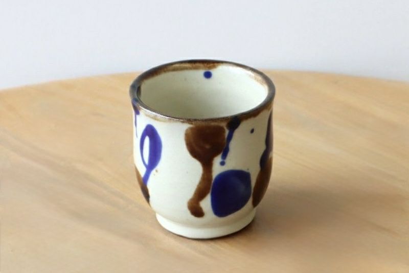 やちむん湯呑み 5客セット 工房福田 | ゆいまーる沖縄 ＜Online＞