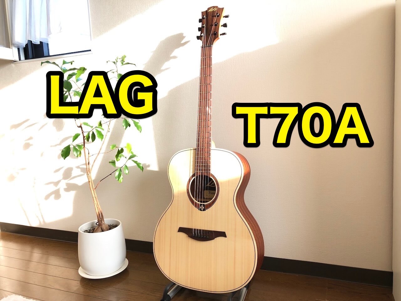 評判のギター】LAG T70A購入レビュー【フランスのアコギ】