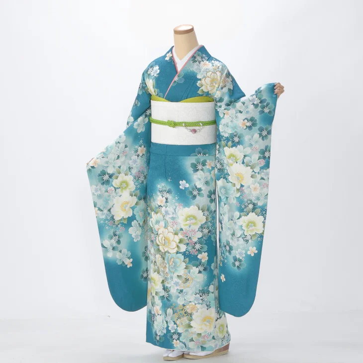 青/紺の振袖【レンタル】｜【公式】京都きもの友禅オンラインストア