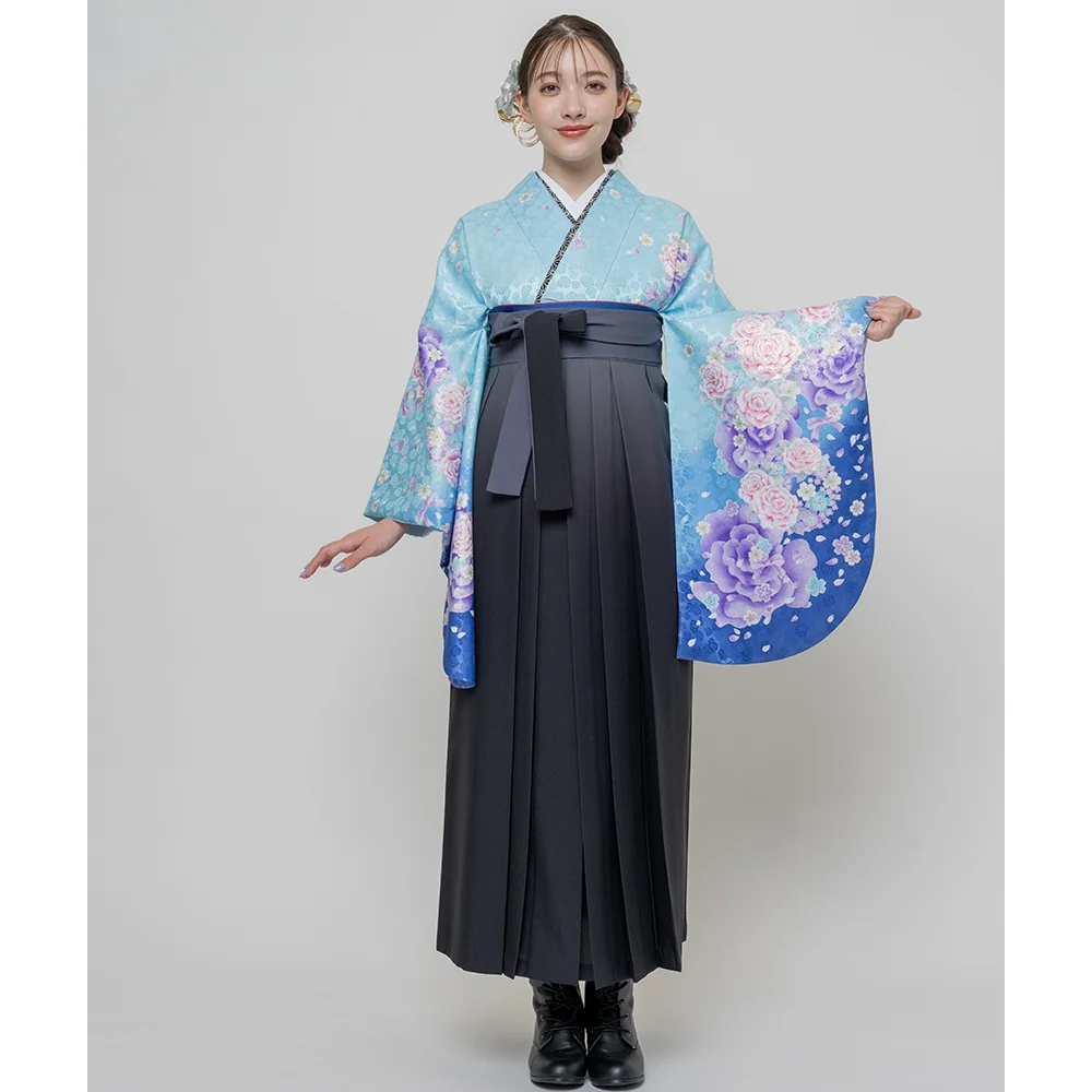 h6505】【レンタル】二尺袖きもの 2点セット (二尺袖 / 長襦袢) 袴