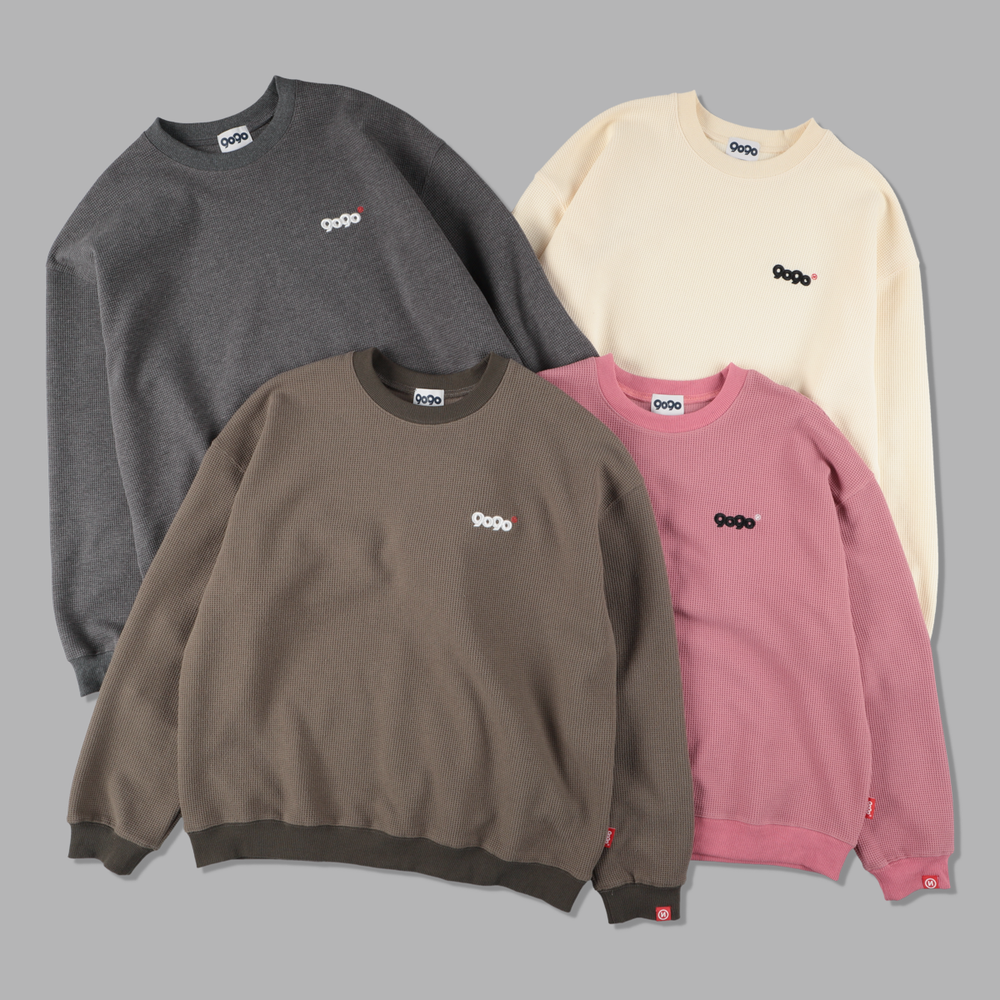 9090 Logo Waffle Sweat – YZ