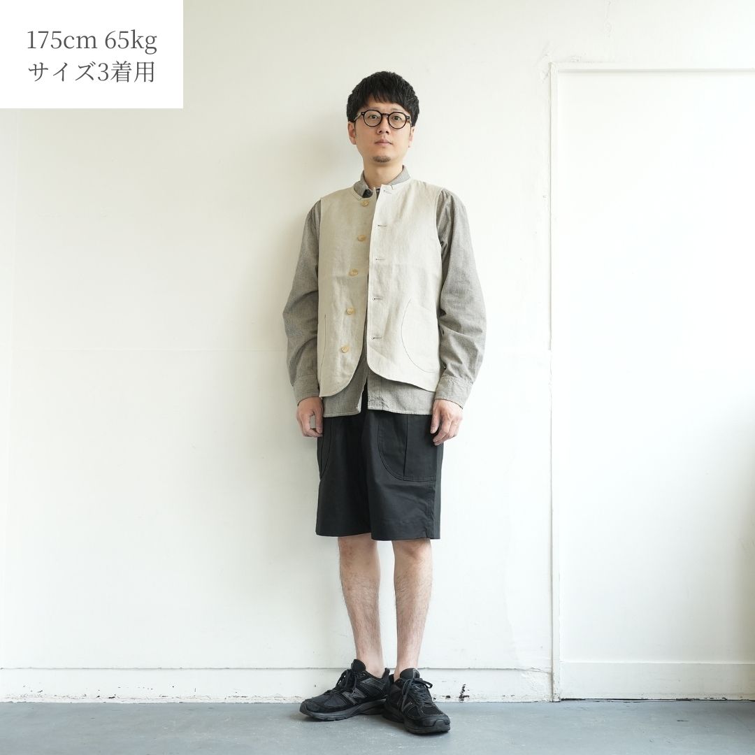 ARAN（アラン） VEST LINEN - ZABOU