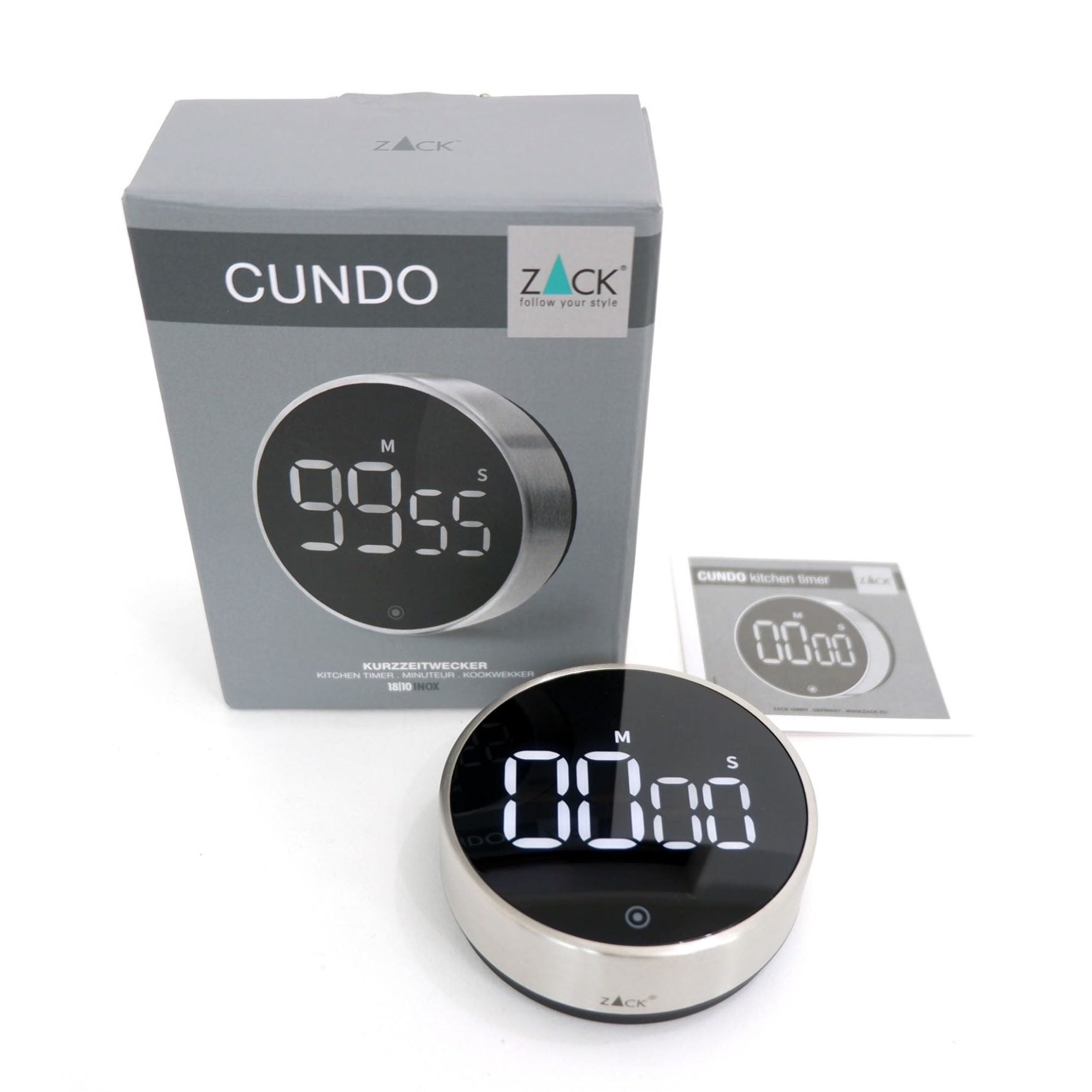 デジタルキッチンタイマー｜20620 CUNDO HL デジタル式タイマー 直径