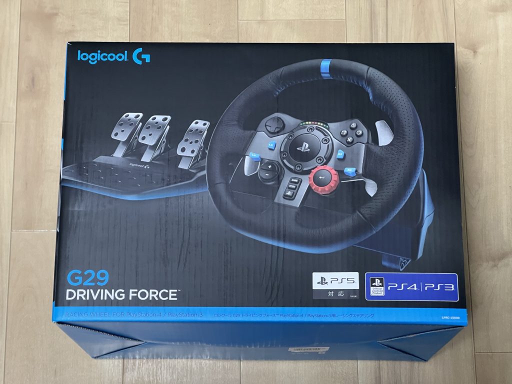 グランツーリスモ7でのプレイ用としてLogicoolのハンコン「 G29」を