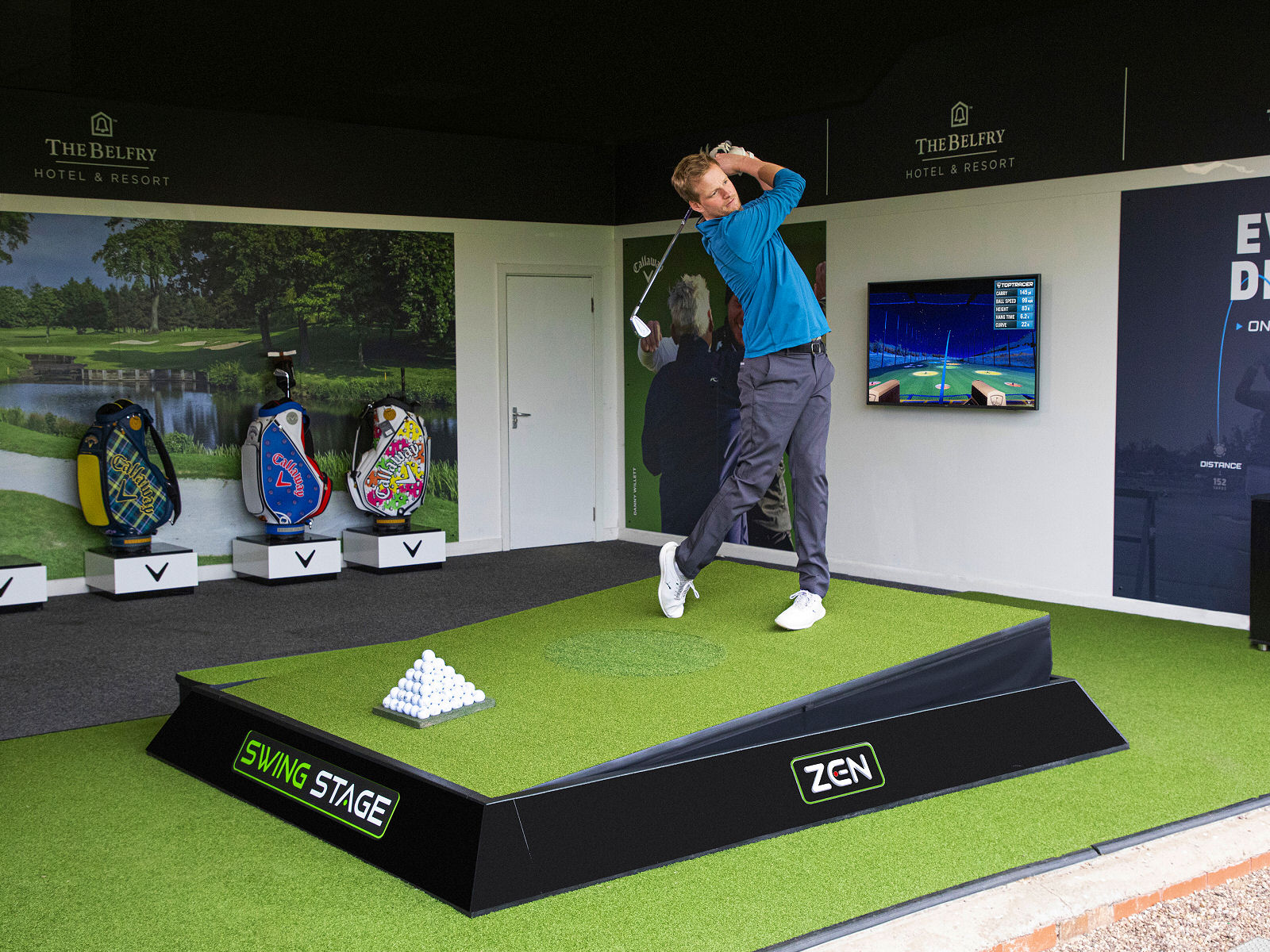 Zen Swing Stage Brings Movement to Driving Ranges, Enhances Indoor