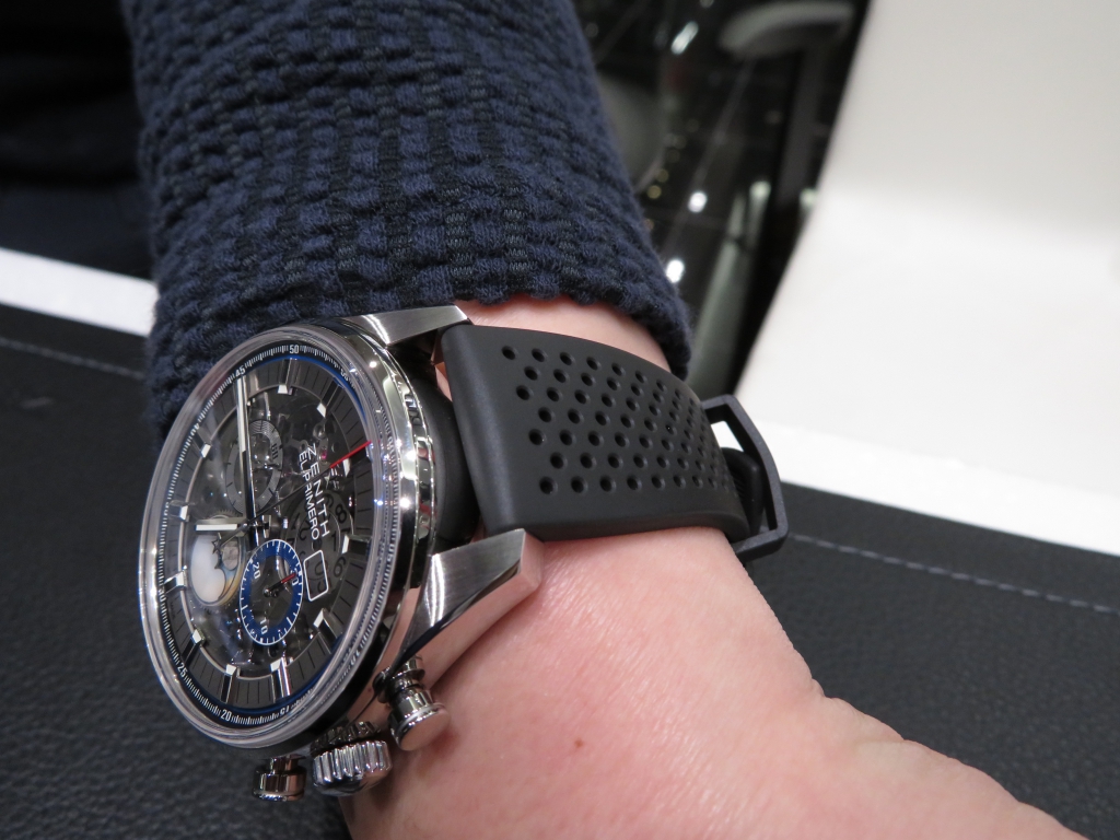 ゼニス クロノマスターエル・プリメロ グランドデイト フルオープンに