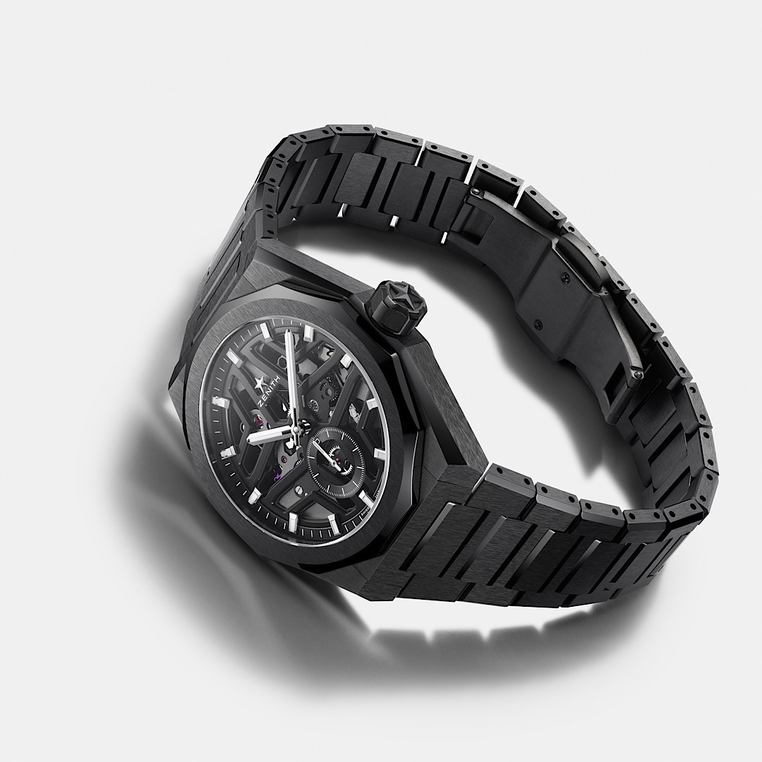 ブラックセラミックを纏った『デファイ スカイライン スケルトン