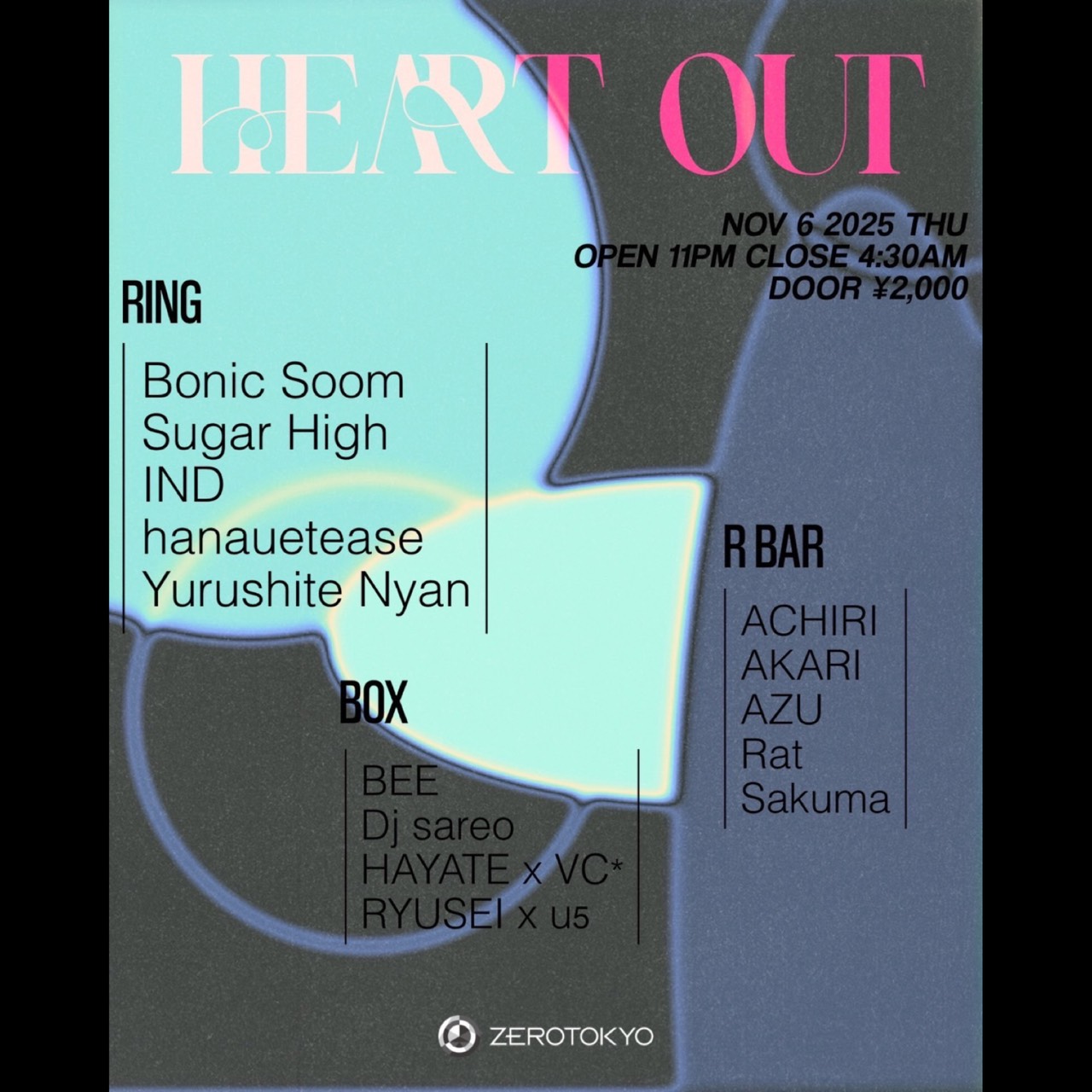 EVENT | ZEROTOKYO | Shinjuku Kabukicho
