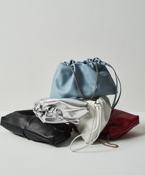 russet（ラシット） ショルダーバッグ バッグ レザー巾着4WAYミニ