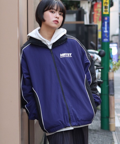 ナイロンジャケット リバーシブル ナイロンジャケット×ボアジャケット