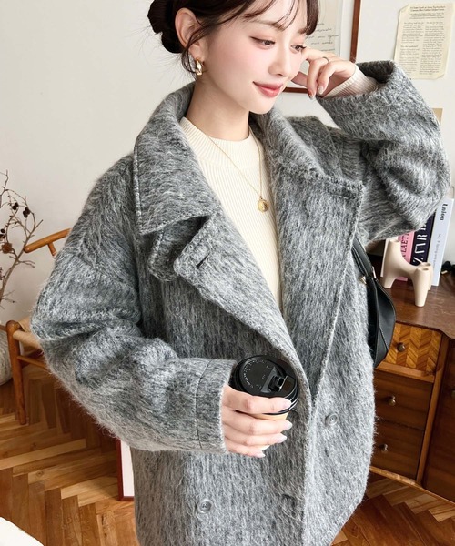 OPAQUE.CLIP（オペークドットクリップ） ピーコート 40 ベージュ