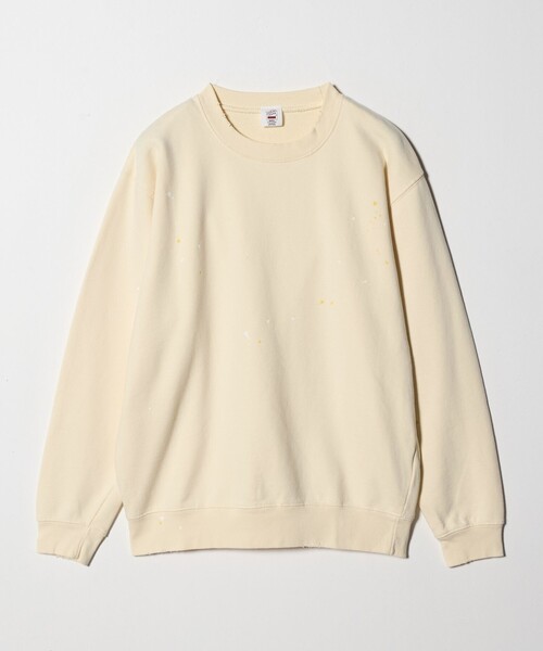 6 トレーナー スウェット 「6(ROKU)」ダメージ ペイント スウェット