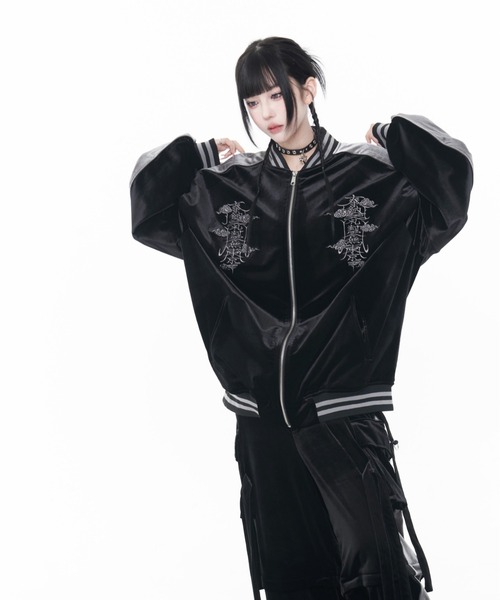 REFLEM（レフレム） スカジャン 「REFLEM/レフレム」ドラゴン刺繍